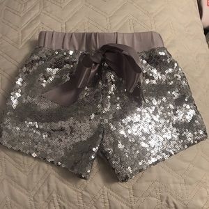 Toddler Girls sequin shorts - size 12–18 months
